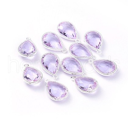Glass Pendants GLAA-A037-G-10S-1