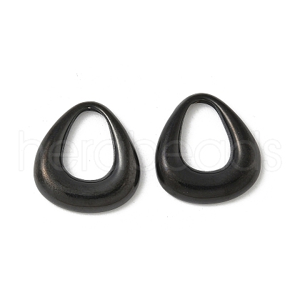 304 Stainless Steel Pendants STAS-Q362-02B-B-1