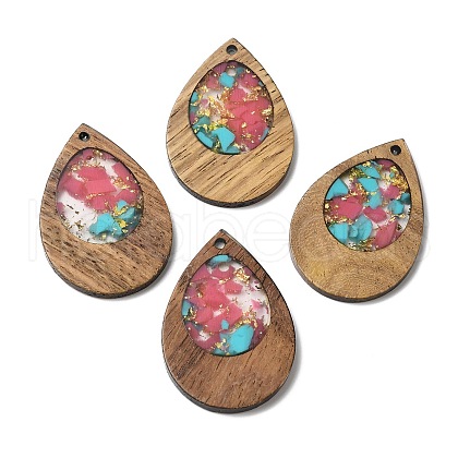 Wood & Resin Pendant WOOD-H104-23-01-1