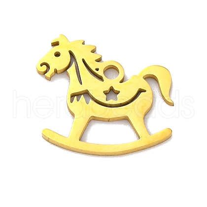 201 Stainless Steel Charms STAS-Q015-12G-1