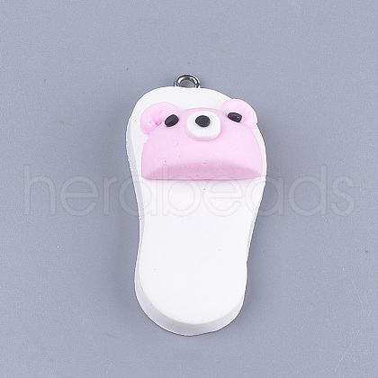 Handmade Polymer Clay Pendants CLAY-S093-04H-1