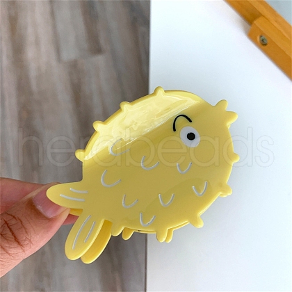 Cellulose Acetate(Resin) Claw Hair Clips PW-WG3161B-01-1
