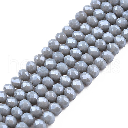Electroplate Glass Beads Strands EGLA-A034-P2mm-A16-1