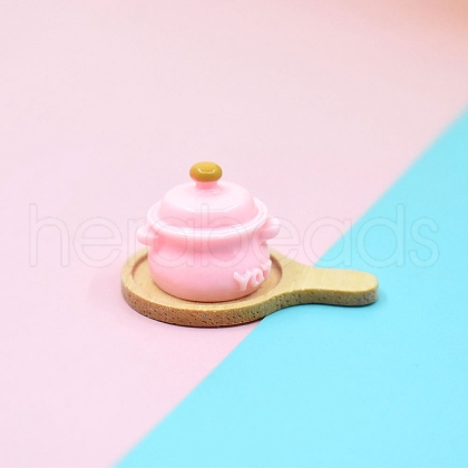 10Pcs Resin Soup Pot Miniature Ornaments PW-WGBAC6E-01-1