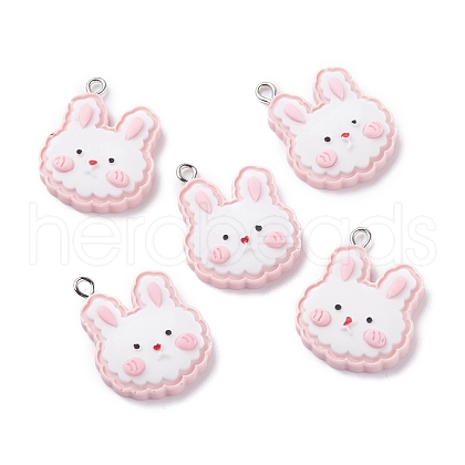 Opaque Resin Pendants RESI-F030-20-1