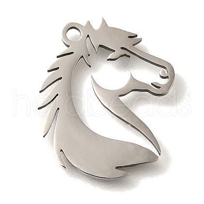 201 Stainless Steel Pendants STAS-R136-19P-1