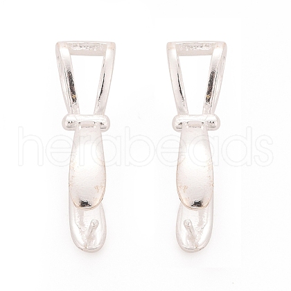 925 Sterling Silver Ice Pick Pinch Bails STER-D035-40A-01S-1