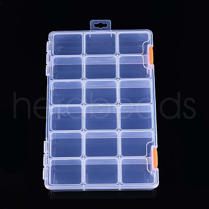 Rectangle Polypropylene(PP) Bead Storage Container CON-N014-02-1