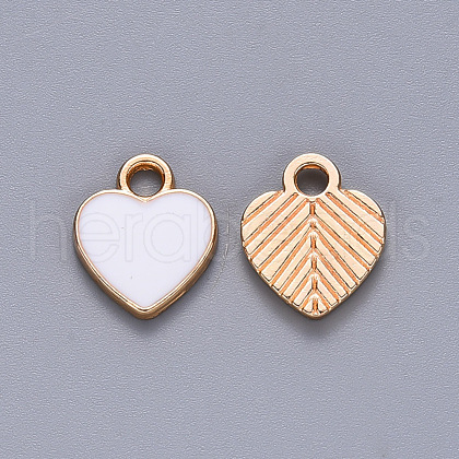 Alloy Enamel Charms X-ENAM-S121-041C-1