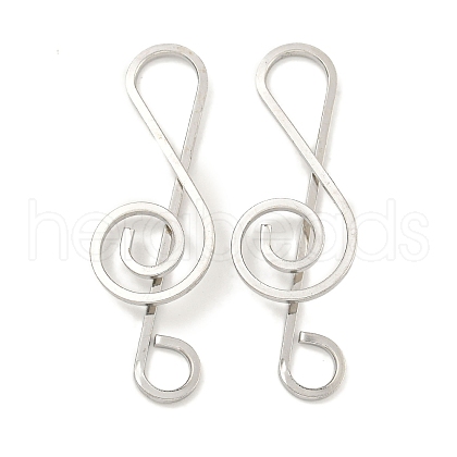 Non-Tarnish 304 Stainless Steel Big Pendants STAS-A099-16P-1