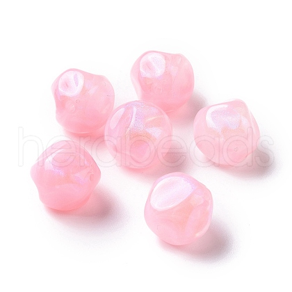 Opaque Acrylic Beads OACR-E014-16C-1