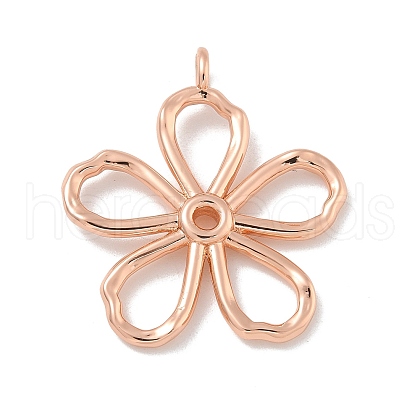 Rack Plating Brass Pendants KK-G515-25RG-1