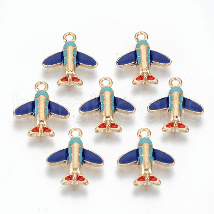 Alloy Enamel Charms ENAM-T011-05KC-RS-1