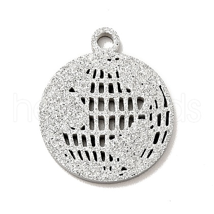 Non-Tarnish 304 Stainless Steel Pendants STAS-J040-19B-P-1