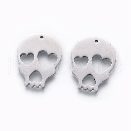 Non-Tarnish 201 Stainless Steel Pendants STAS-F231-065P-1