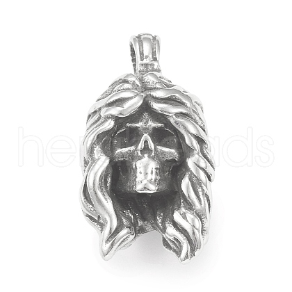 304 Stainless Steel Pendants STAS-G303-35AS-1