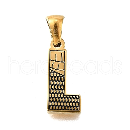 Golden 304 Stainless Steel Pendants STAS-K300-01G-L-1