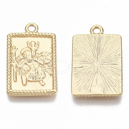 Brass Pendants KK-R126-028G-NF-1