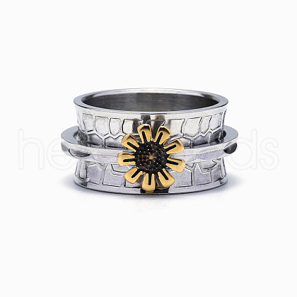 Sunflower Zinc Alloy Finger Rings FS-WGCE082-05-1