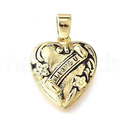Brass Pendants KK-V007-011G-02-1