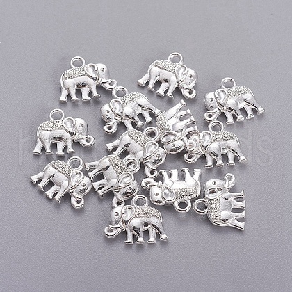 Tibetan Style Alloy Charms PALLOY-P220-01S-NR-1