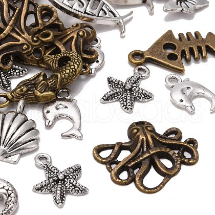 Tibetan Style Alloy Pendants TIBEP-MSMC024-01-1