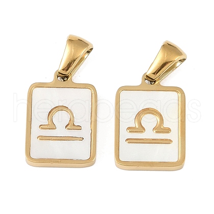 Constellations Natural White Shell Pendants STAS-M338-01J-G-1