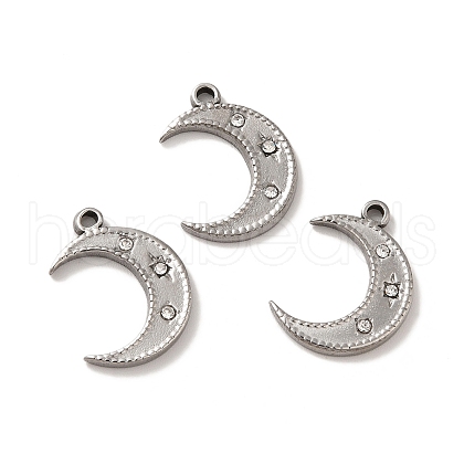 304 Stainless Steel Pendants STAS-Q001-10P-1