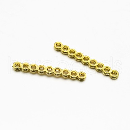 9-Hole Rectangle Zinc Alloy Spacer Bars X-PALLOY-E377-05G-1