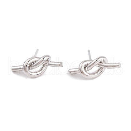 Rack Plating Brass Earrings EJEW-S219-02P-1