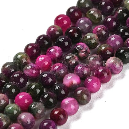 Natural Yellow Jade Beads Strands G-B128-A05-01-1