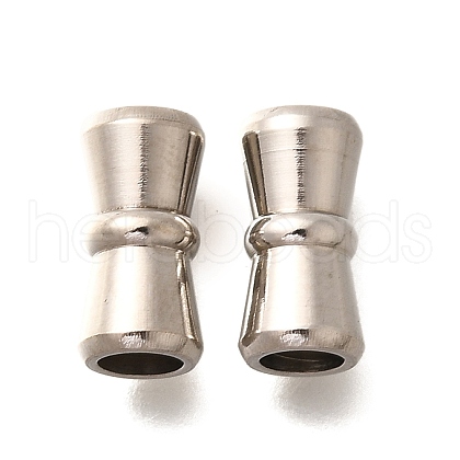 201 Stainless Steel Beads STAS-P381-01B-P-1