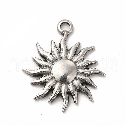 Non-Tarnish 304 Stainless Steel Pendants STAS-P322-09P-1