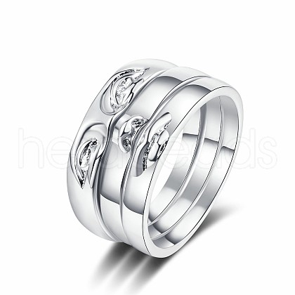 3Pcs Brass Rings PW-WGC3339-01-1