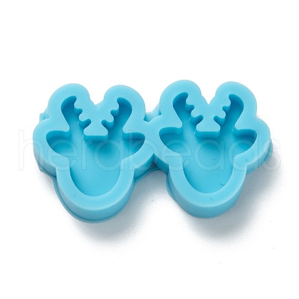 DIY Pendant Silhouette Silicone Molds DIY-G042-07-1