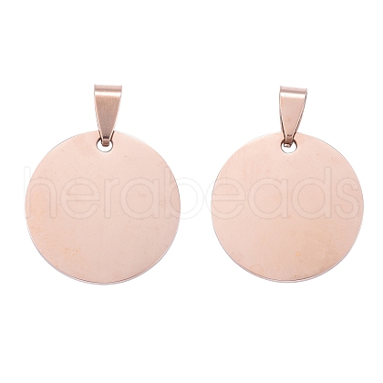 Ion Plating(IP) 304 Stainless Steel Pendants STAS-I311-05A-RG-1