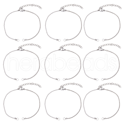 SOFPLATE 20Pcs 304 Stainless Steel Ball Chains AJEW-SP0001-02-1