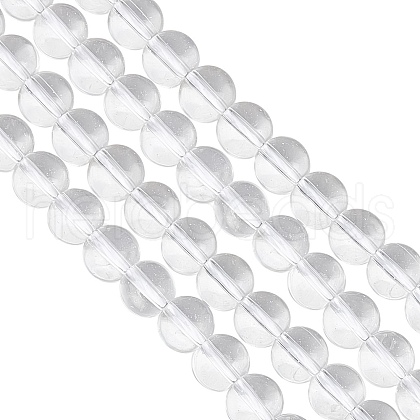 GOMAKERER 2 Strands Synthetic Quartz Crystal Beads Strands G-GO0001-28A-1