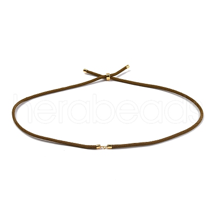 Nylon Cords Necklace Making AJEW-P116-03G-31-1