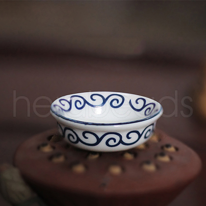 Miniature Porcelain Bowl Ornaments MIMO-PW0002-15-1