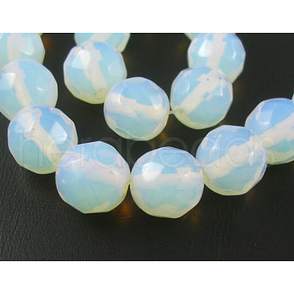 Opalite Beads Strands X-GSF12mmC081-1
