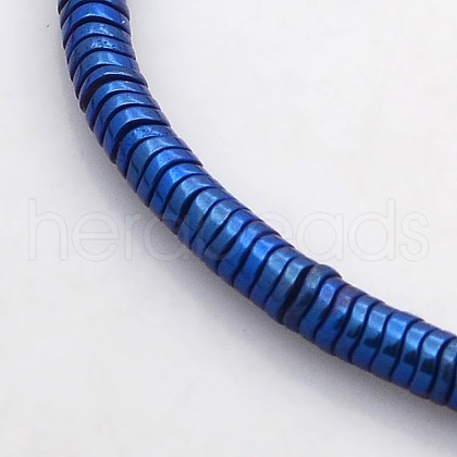 Electroplate Non-magnetic Synthetic Hematite Beads Strands G-J216A-03-1