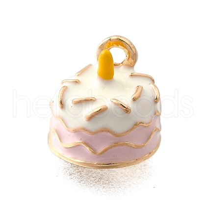 Zinc Alloy Enamel Charms FIND-U029-01G-10-1