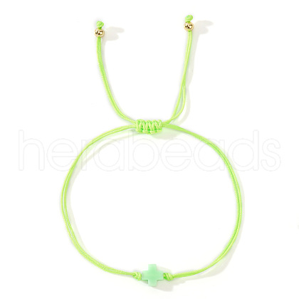 Bohemian Style Adjustable Nylon Cord Braided Bracelets LD0221-7-1