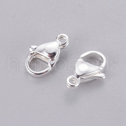 304 Stainless Steel Lobster Claw Clasps X-STAS-E464-21D-S-1