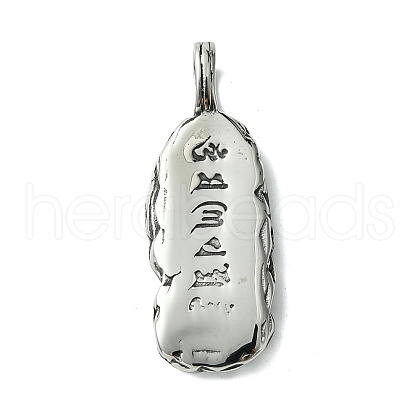 304 Stainless Steel Pendants STAS-C099-01AS-1
