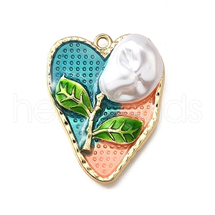 Alloy Enamel Pendants ENAM-K076-16A-G-1