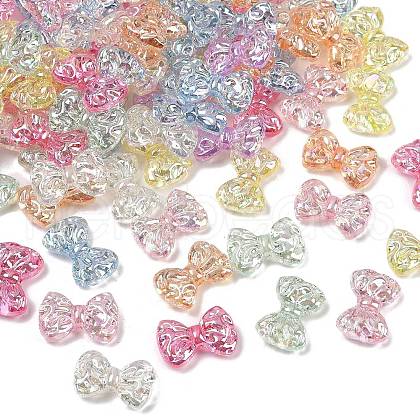 UV Plating Transparent Acrylic Beads MACR-L007-04B-1