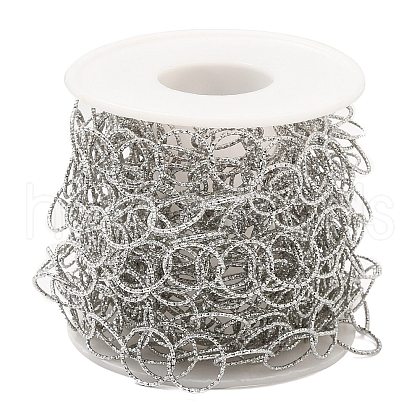 Non-Tarnish 304 Stainless Steel Ring Rolo Chains STAS-D084-34P-1