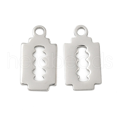304 Stainless Steel Charms STAS-L080-460P-1